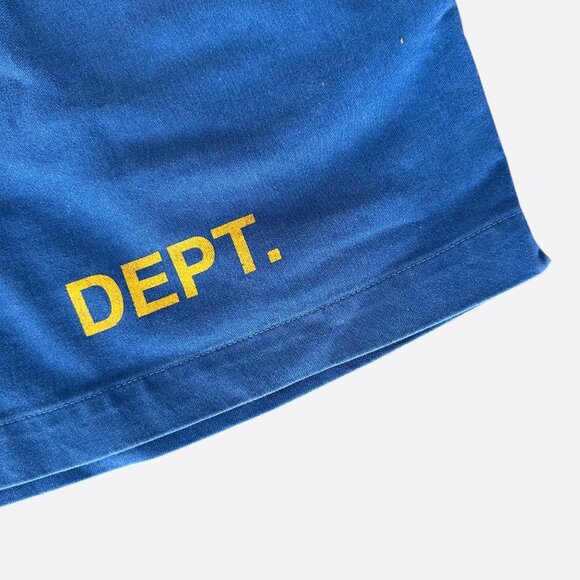 Gallery Dept Blue & Yellow French Logo Zuma Shorts - Picture 3 of 6